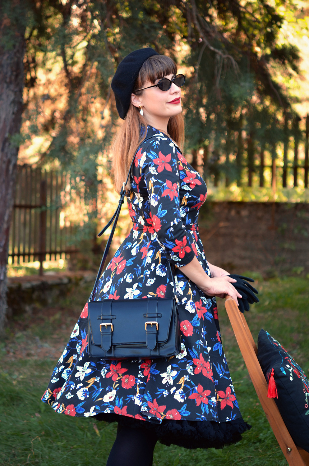 Milly Floral Swing Dress